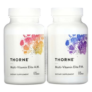 Елітний мультивітамінний комплекс Thorne Research (Multi-Vitamin Elite) 2 флакони по 90 капсул в рослинній оболонці