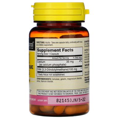 Дііндолілметан (DIM), Mason Natural, 100 мг, 60 капсул