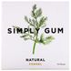 Жувальна гумка, Натуральний фенхель і лакрица, Simply Gum, 15 штук фото