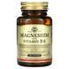 Магній з вітаміном В-6 Solgar (Magnesium With Vitamin B6) 133/8 мг 100 таблеток фото