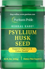 Насіння лушпиння подорожника 100% натуральне, Psyllium Husk Seed 100% Natural, Puritan's Pride, 227 г