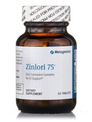 Вітаміни для травлення Metagenics (Zinlori 75) 60 таблеток