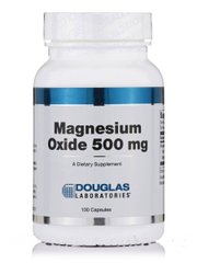 Магний Оксид Douglas Laboratories (Magnesium Oxide) 500 мг 100 капсул купить в Киеве и Украине