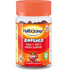 Железо и Витамин С для детей Haliborange (Kids Iron & Vitamin C) 30 жевательных конфет купить в Киеве и Украине