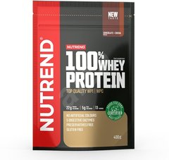 Сироватковий протеїн шоколад-какао Nutrend (100% Whey Protein) 400 г