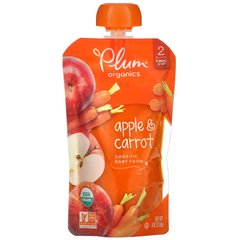 Детское пюре из яблок и моркови Plum Organics (Apple Carrot) 113 г купить в Киеве и Украине