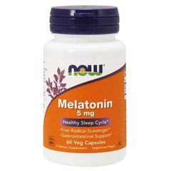 Мелатонин Now Foods (Melatonin) 5 мг 60 капсул купить в Киеве и Украине