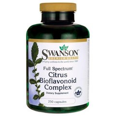 Цитрусові біофлавоноїди комплекс, Full Spectrum Citrus Bioflavonoid Complex, Swanson, 250 капсул