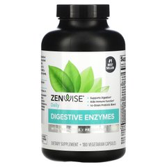 Щоденні Ферменти для травлення з пребіотиками + пробіотиками, Zenwise Health, 180 вегетаріанських капсул