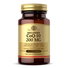 Коензим Q10 Мегасорб Solgar (Megasorb CoQ-10) 200 мг 30 капсул