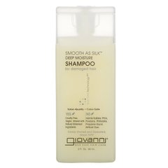 Giovanni, Smooth As Silk, шампунь для інтенсивного зволоження для пошкодженого волосся, 60 мл (2 рідк. унції)