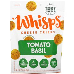 Whisps, Чіпси з помідорами та базиліком, 2,12 унції (60 г)