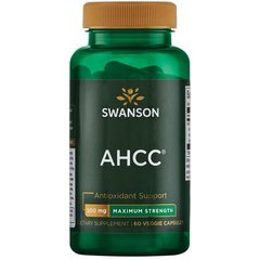 AHCC - максимальная сила, AHCC - Maximum Strength, Swanson, 500 мг 60 капсул купить в Киеве и Украине