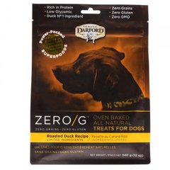 Zero/G, лакомство для собак, запечено в духовке, все натуральное, вкус жаренной утки, Darford, 12 унц. (340 г) купить в Киеве и Украине