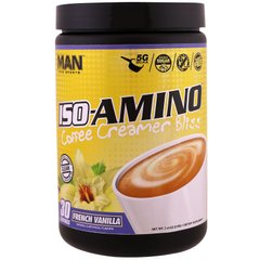 ISO-Amino Сливочная добавка к кофе, Французская ваниль, MAN Sports, 7,41 унции (210 г) купить в Киеве и Украине