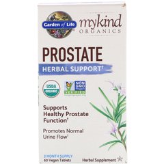 Вітаміни для простати Garden of Life (MyKind Organics Prostate Herbal Support) 60 таблеток
