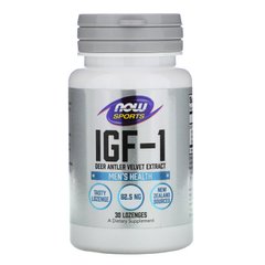 Стимулятор гормона роста инсулиноподобный фактор ИФР-1 Now Foods (IGF-1) 30 пастилок купить в Киеве и Украине