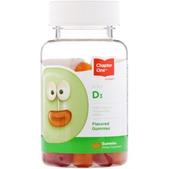 Вітамін Д3, ароматизовані жувальні цукерки, Chapter One, 60 жувальних цукерок