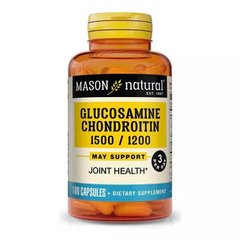Глюкозамин и Хондроитин Mason Natural (Glucosamine Chondroitin) 1500/1200 180 капсул купить в Киеве и Украине