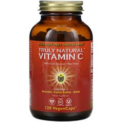 Натуральний вітамін С, Truly Natural Vitamin C, HealthForce Superfoods, 120 вегетаріанських капсул