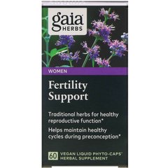 Поддержка репродуктивной функции у женщин, Gaia Herbs, 60 вегетарианских капсул купить в Киеве и Украине