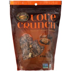 Гранола Love Crunch, темний шоколад і арахісова паста, Nature's Path, 325 г