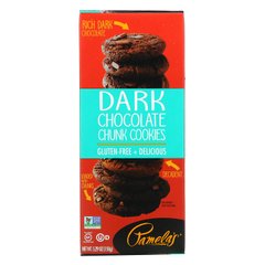 Pamela's Products, Печиво, шматок темного шоколаду, 5,29 унції (150 г)