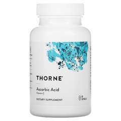 Аскорбінова кислота Вітамін С Thorne Research (Ascorbic Acid Vitamin C) 60 капсул
