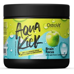 Витамины для мозга вкус зеленого яблока OstroVit (Aqua Kick Brain Focus) 300 г купить в Киеве и Украине