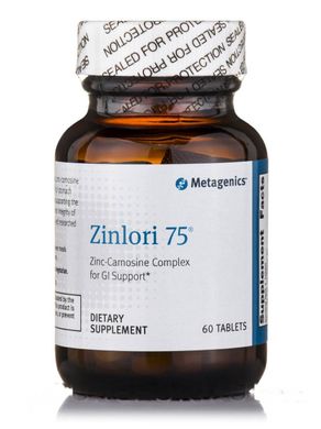 Витамины для пищеварения Metagenics (Zinlori 75) 60 тaблеток купить в Киеве и Украине