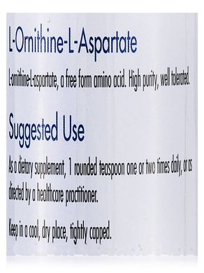 L-орнітин-L-аспартат порошок, L-Ornithine-L-Aspartate Powder, Allergy Research Group, 100 г