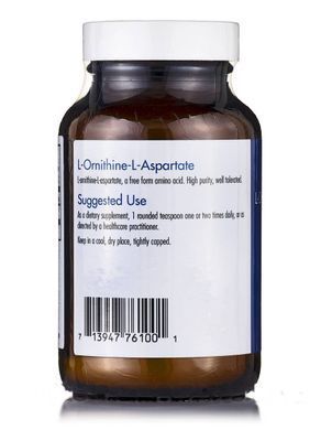 L-орнітин-L-аспартат порошок, L-Ornithine-L-Aspartate Powder, Allergy Research Group, 100 г