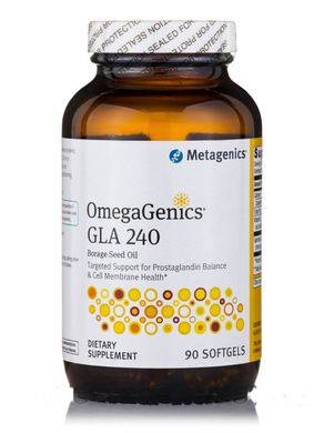 Омега ГЛА 240 Metagenics (OmegaGenics GLA) 90 м'яких капсул
