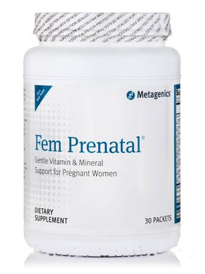 Вітаміни для жінок пренатальні Metagenics (Fem Prenatal) 30 пакетиків