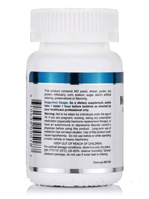 Мелатонін Douglas Laboratories (Melatonin P.R.) 3 мг 60 таблеток