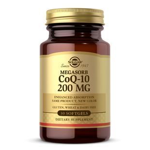Коензим Q10 Мегасорб Solgar (Megasorb CoQ-10) 200 мг 30 капсул