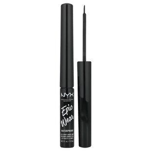 NYX Professional Makeup, Epic Wear, Waterproof Eye & Body Liquid Liner, 01 Black, 0.12 fl oz (3.5 ml)