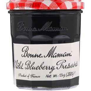 Варенье из дикой черники, Wild Blueberry Preserves, Bonne Maman, 370 г купить в Киеве и Украине