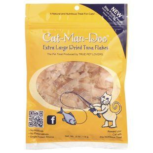 Cat-Man-Doo, Extra Large Dried Tuna Flakes, For Cats , 0.5 oz (14 g) купить в Киеве и Украине