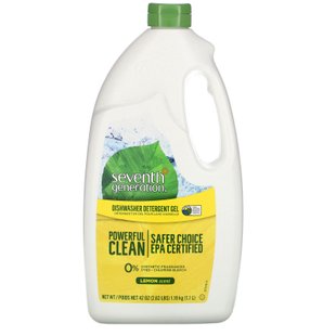 Гель для мытья посуды, лимон, Dishwasher Detergent Gel, Lemon, Seventh Generation, 1.19 кг купить в Киеве и Украине