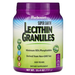 Лецитин Bluebonnet Nutrition (Lecithin Granules) 720 г купить в Киеве и Украине