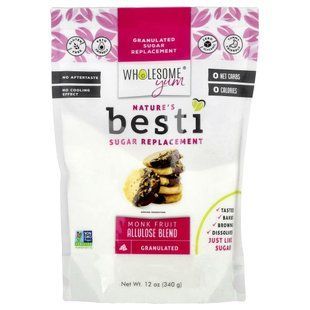 Wholesome Yum, Besti, Granulated Sugar Replacement, Monk Fruit Allulose Blend, 12 oz (340 g)