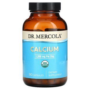 Dr. Mercola, кальцій, 1200 мг, 90 капсул