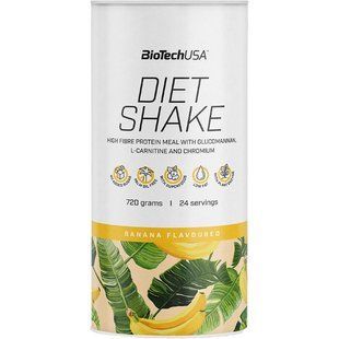 Biotech, Diet Shake, банан, 720 г купить в Киеве и Украине