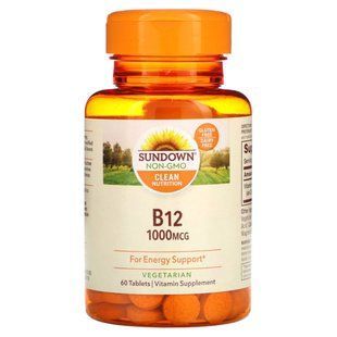 Вітамін В12 Sundown Naturals 1000 мкг 60 таблеток