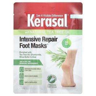 Intensive Repair Foot Masks Plus Natural Tea Tree Oil 2 foot masks.