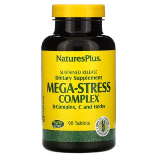 Мега-Стресс комплекс Nature's Plus (Mega-Stress) 90 таблеток купить в Киеве и Украине