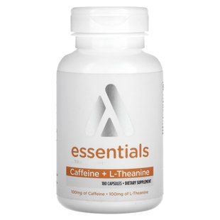 TransformHQ, Essentials, кофеїн і L-теанін, 180 капсул