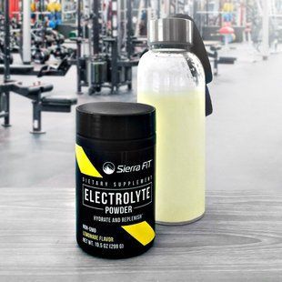 Electrolyte Powder, 0 Calories, Lemonade, Sierra Fit, 299 g