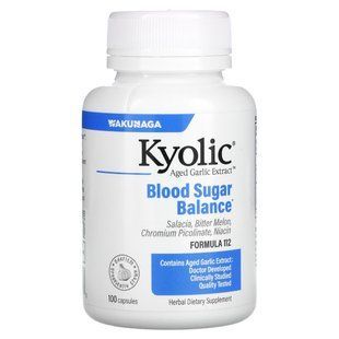 Чеснок баланс сахара в крови Kyolic (Aged Garlic Extract Wakunaga-) 100 кап купить в Киеве и Украине